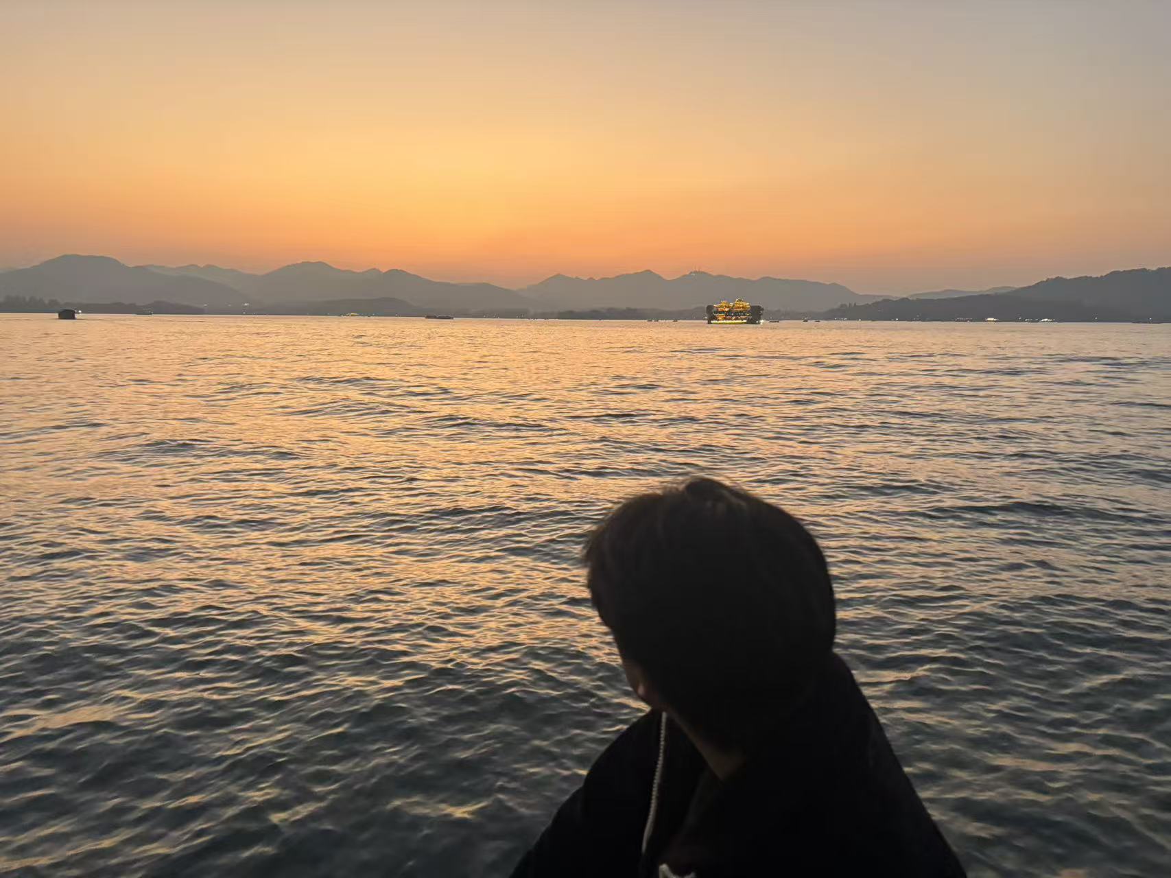 At travel destination